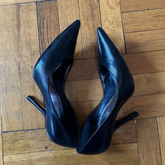 Guess Carrie Black Pump Leather Upper size 11 Well Worn - Picture 8 of 10